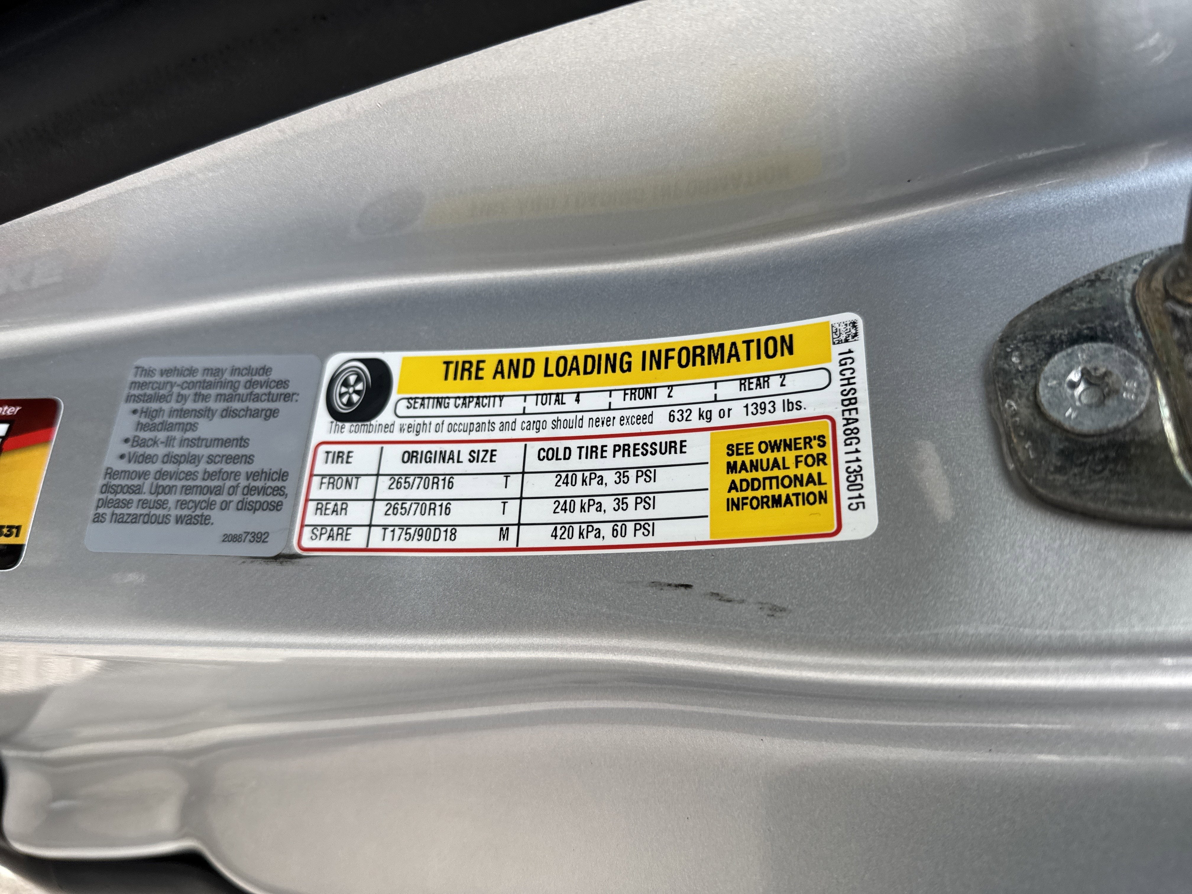 2016 Chevrolet COLORADO WT