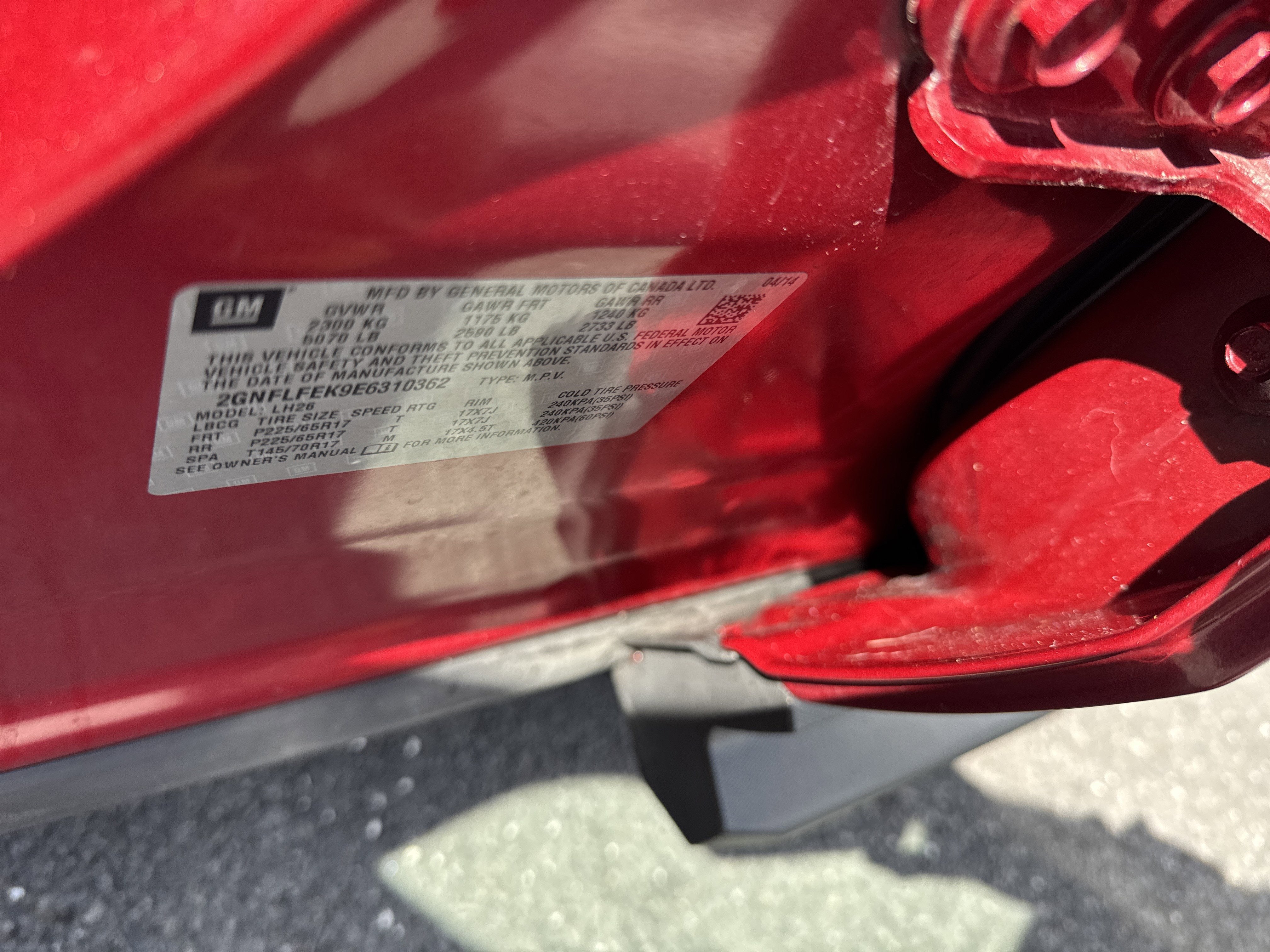 2014 Chevrolet EQUINOX LT