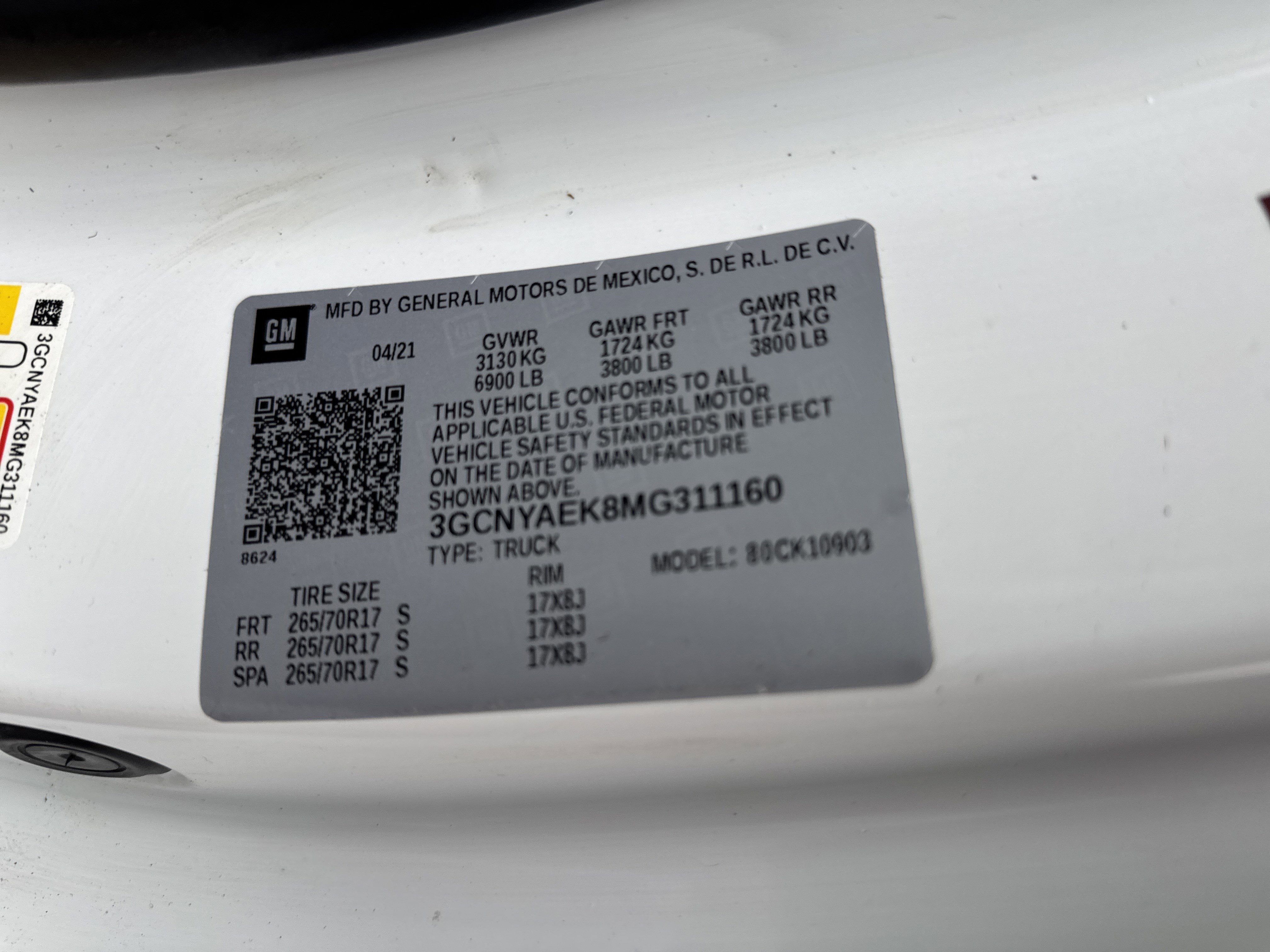 2021 Chevrolet SILVERADO 1500 WT