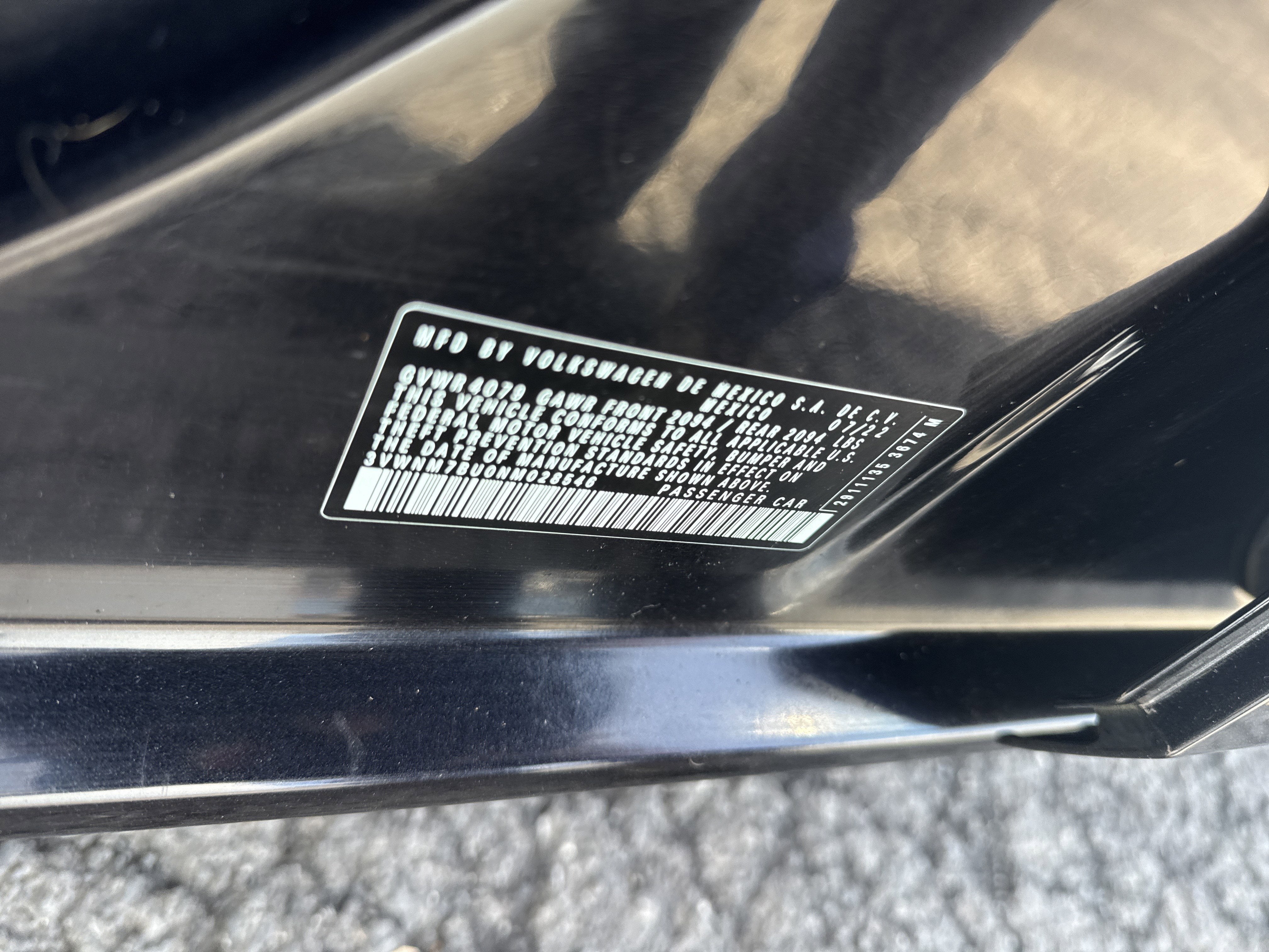 2022 Volkswagen JETTA 1.5T S