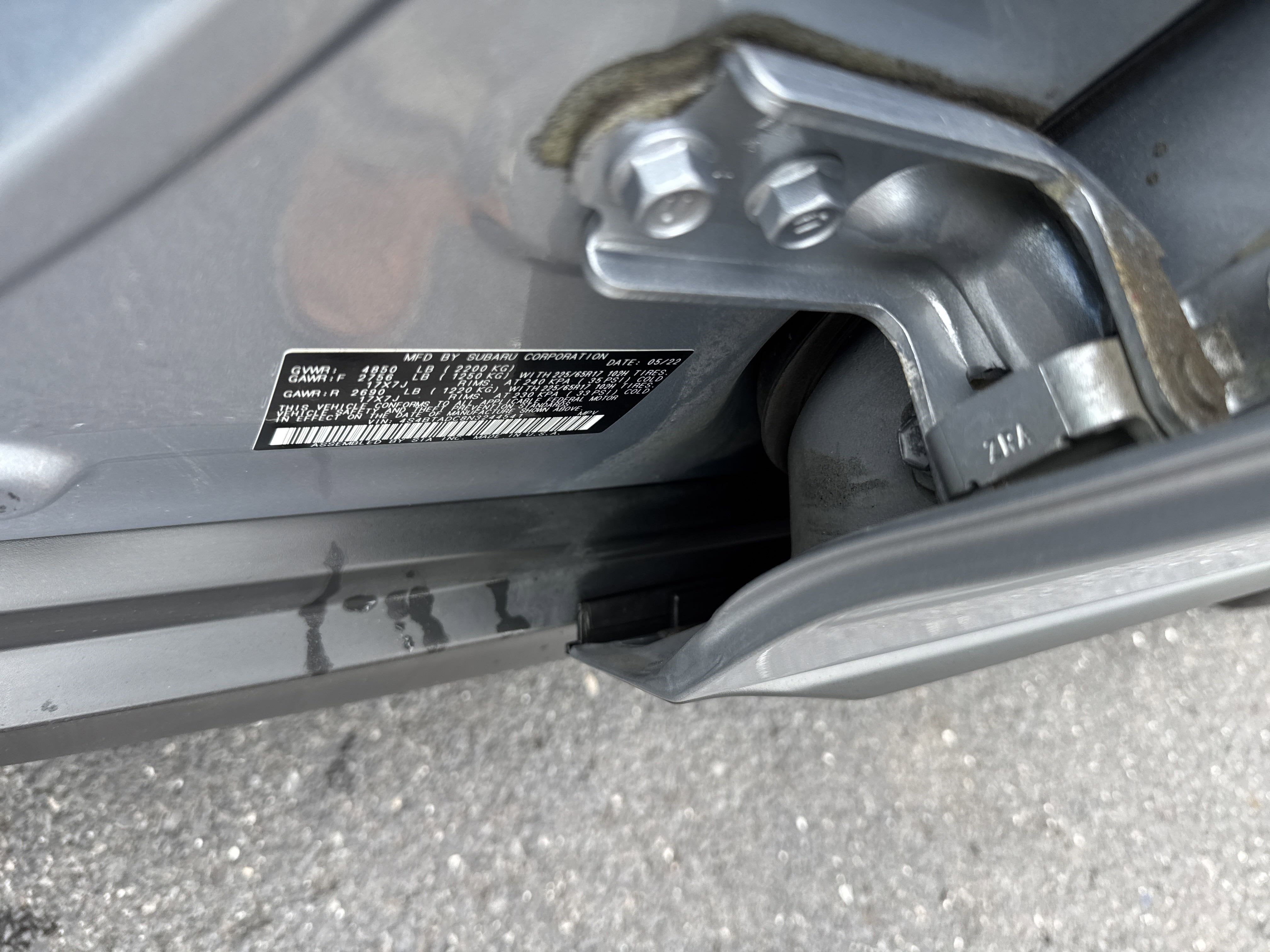 2022 Subaru OUTBACK PREMIUM