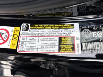 2018 Toyota CAMRY LE