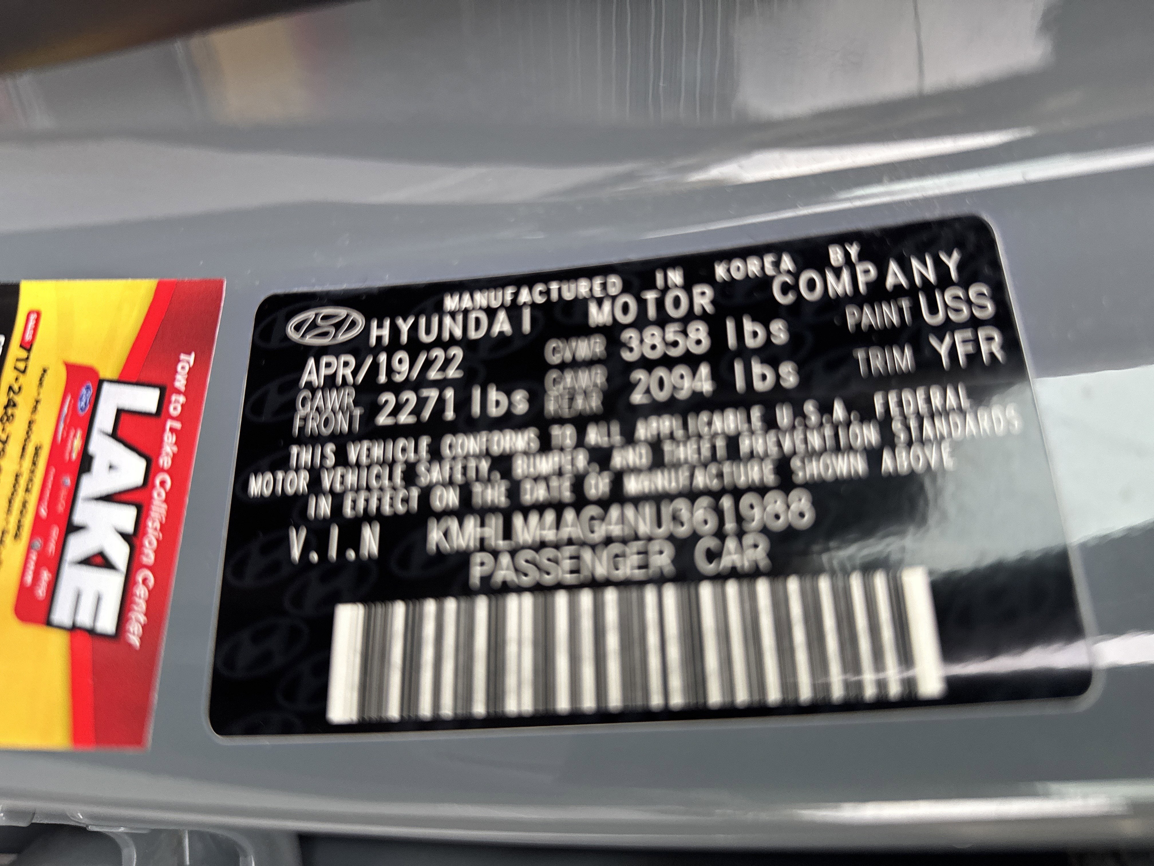 2022 Hyundai ELANTRA SEL