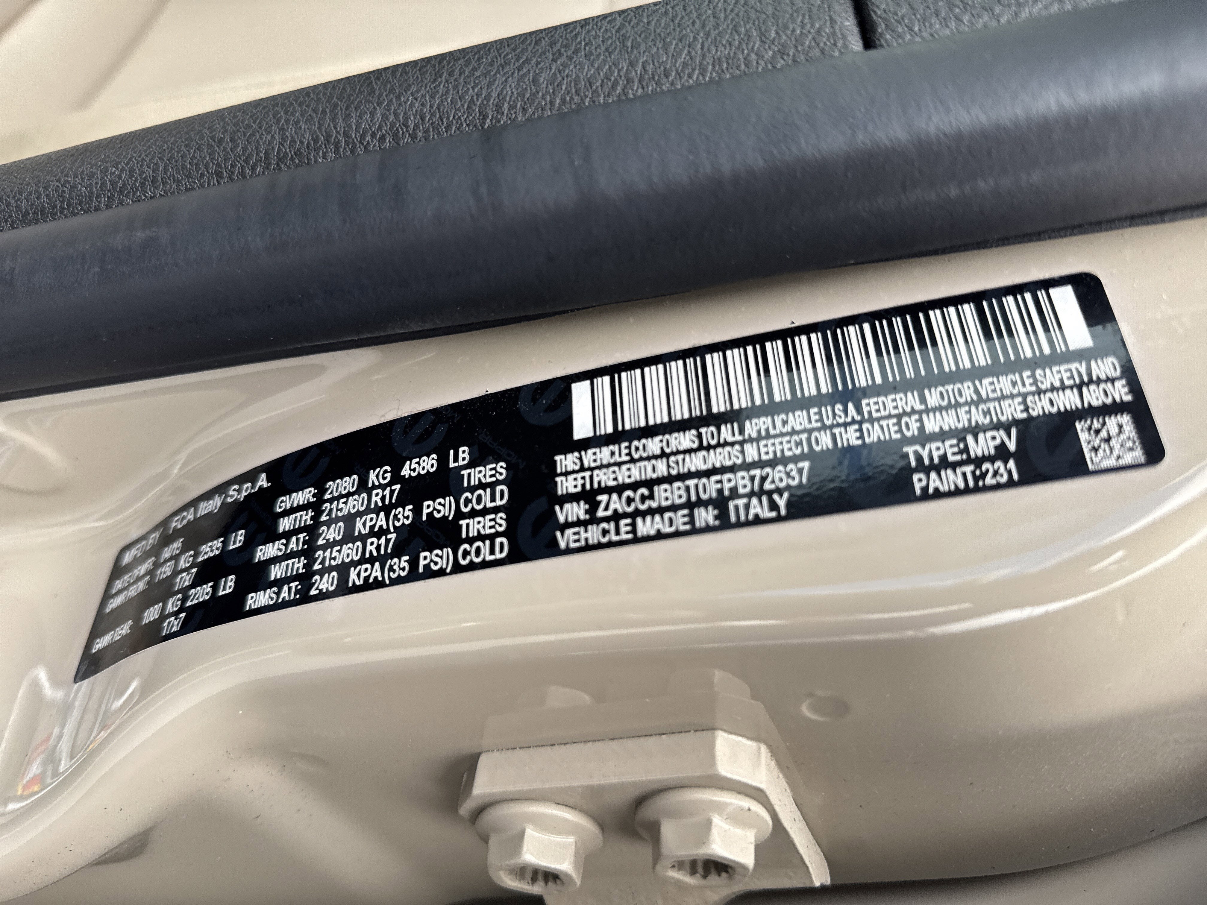 2015 Jeep RENEGADE LATITUDE